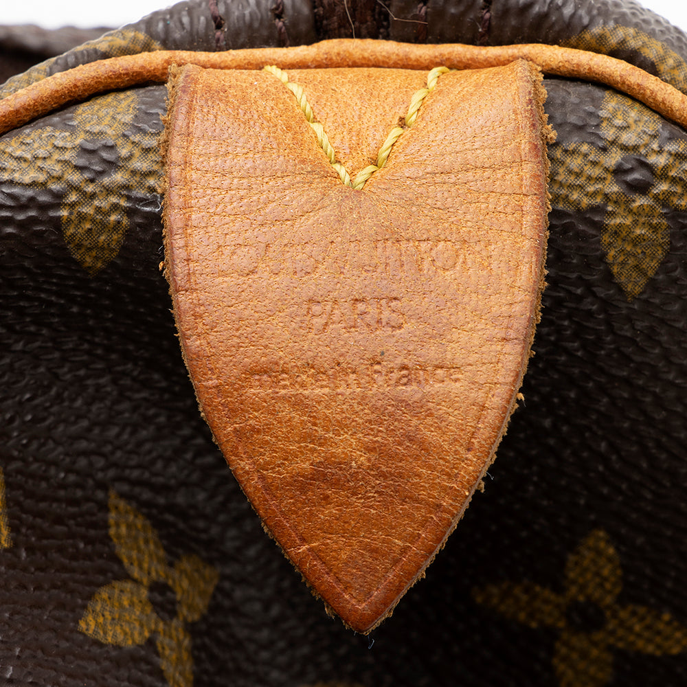 Louis Vuitton  Monogram Canvas Speedy 30 Satchel - FINAL SALE (SHF-19537)