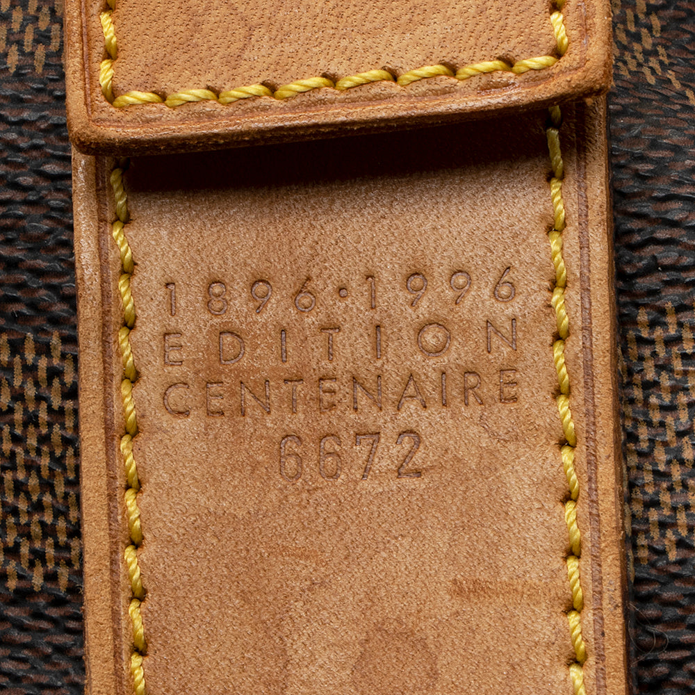 Louis Vuitton Vintage Damier Ebene Columbine Tote (SHF-19498)