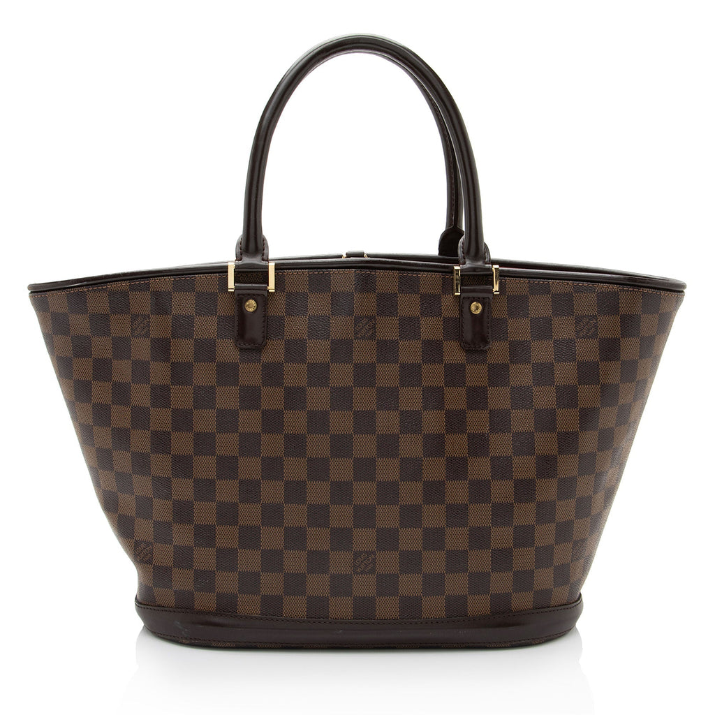 Louis Vuitton Vintage Damier Ebene Manosque GM Tote (SHF-G3eE2u)