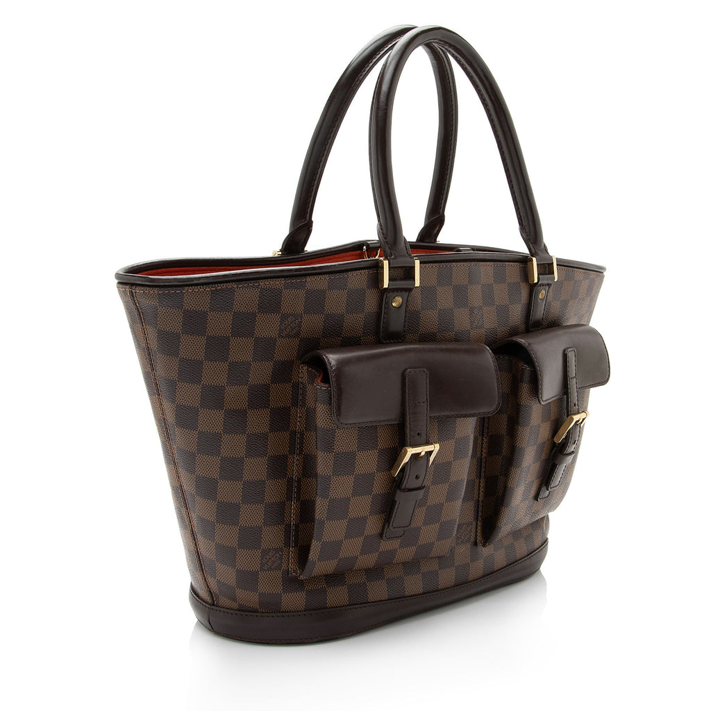 Louis Vuitton Vintage Damier Ebene Manosque GM Tote (SHF-G3eE2u)