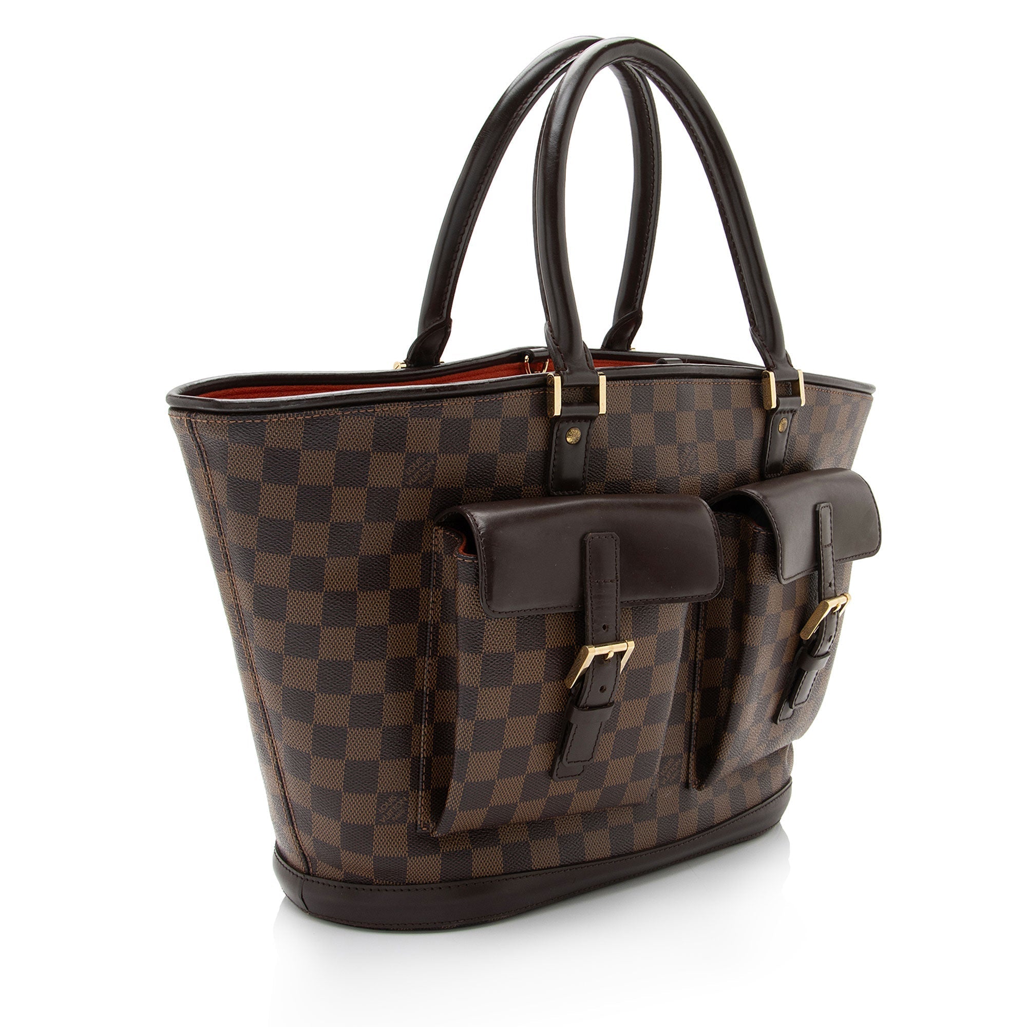 Louis Vuitton Vintage Damier Ebene Manosque GM Tote (SHF-G3eE2u)
