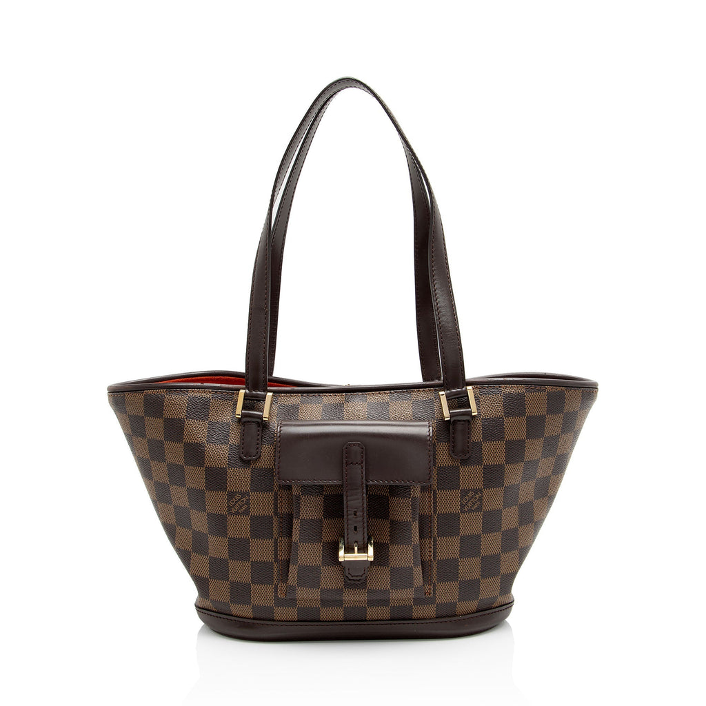 Louis Vuitton Vintage Damier Ebene Manosque PM Tote