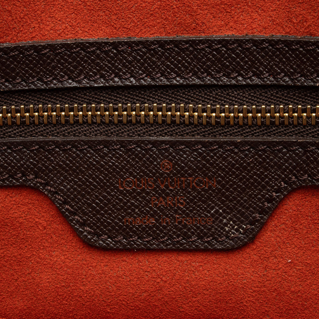 Louis Vuitton Vintage Damier Ebene Marais Bucket Tote (SHF-RnHIWY)