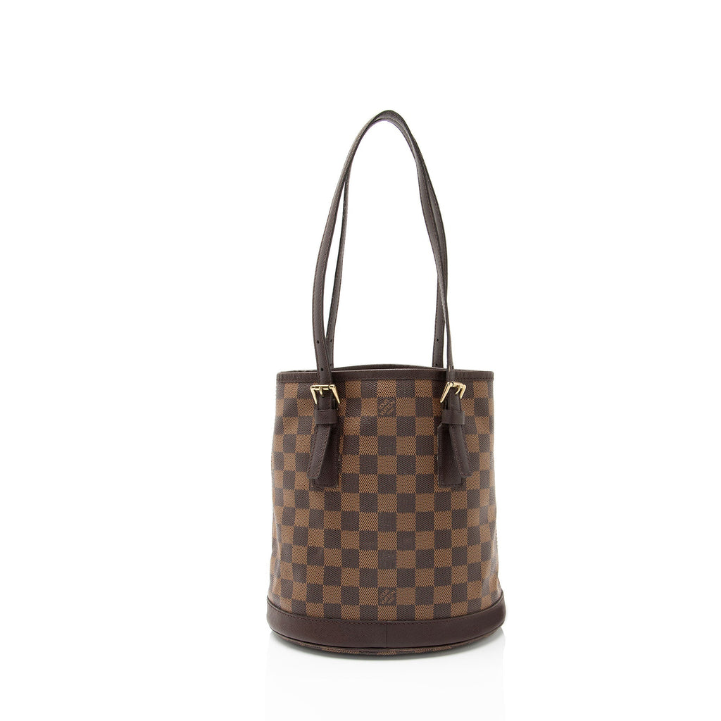 Louis Vuitton Vintage Damier Ebene Marais Bucket Tote