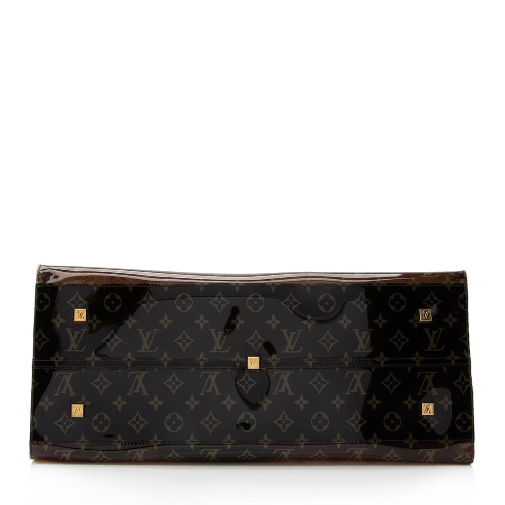 Louis Vuitton Vintage Limited Edition Monogram Vinyl Ambre Cruise Tote (SHF-FfiVXi)