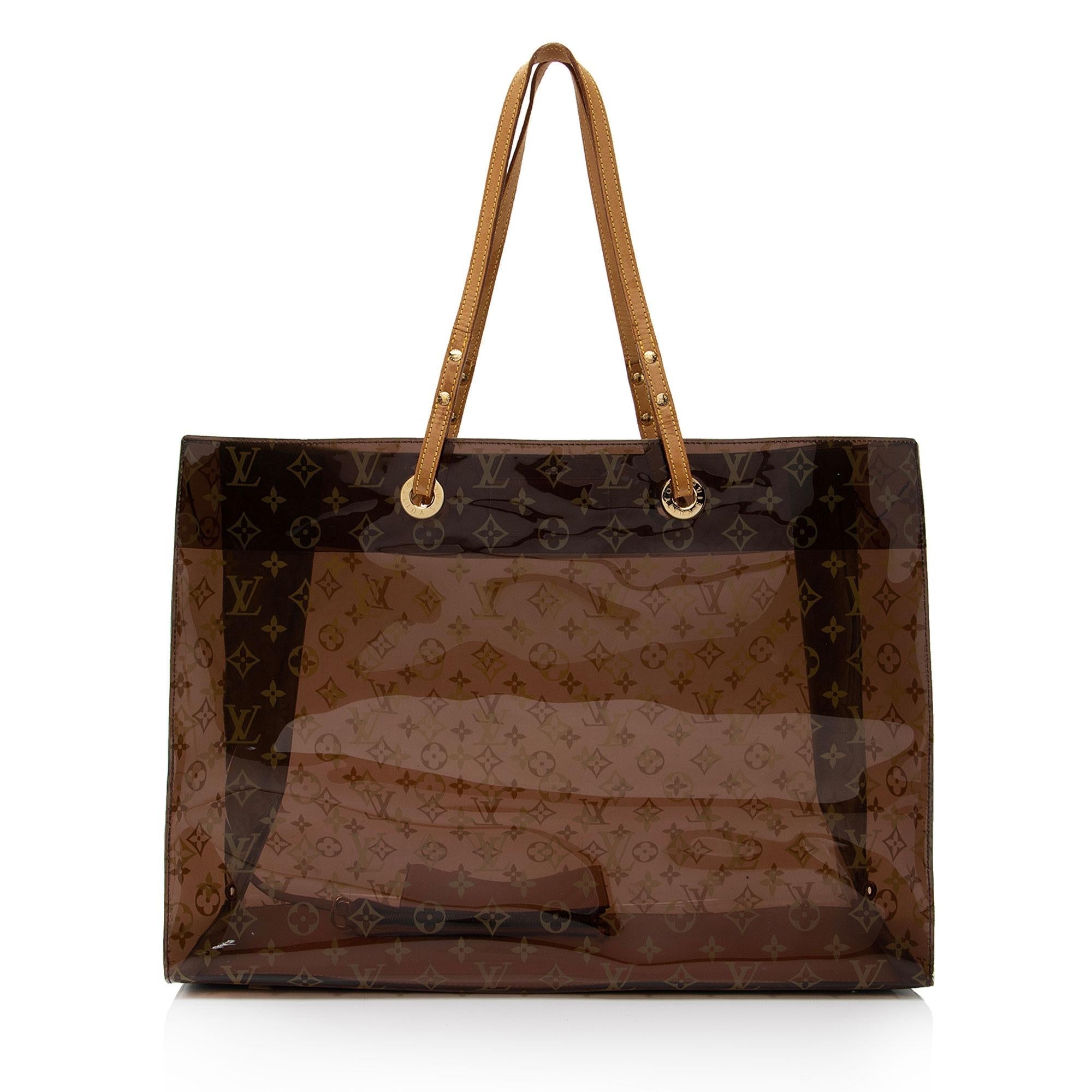 Louis Vuitton Vintage Limited Edition Monogram Vinyl Ambre Cruise Tote (SHF-FfiVXi)