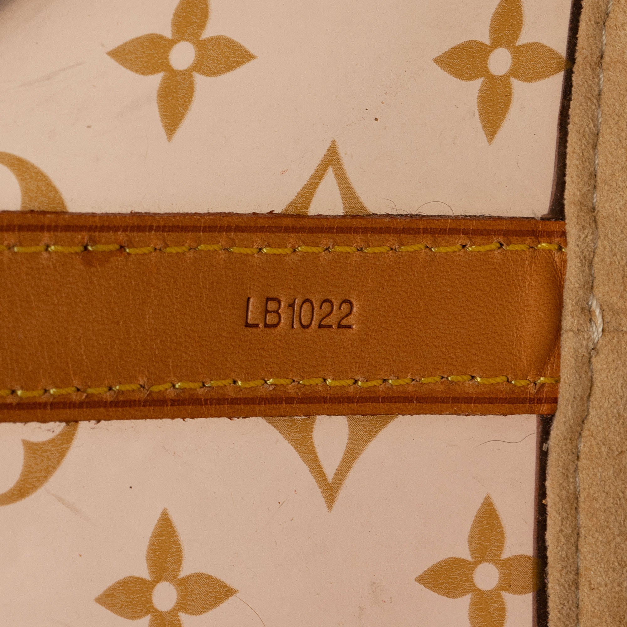 Louis Vuitton Vintage Limited Edition Monogram Vinyl Ambre Cruise Tote