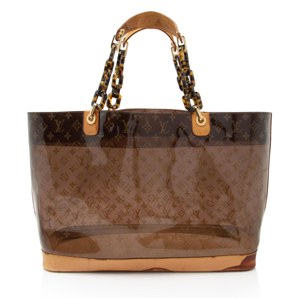 Louis Vuitton Vintage Limited Edition Monogram Vinyl Ambre Cruise Tote