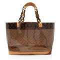 Louis Vuitton Vintage Limited Edition Monogram Vinyl Ambre Cruise Tote