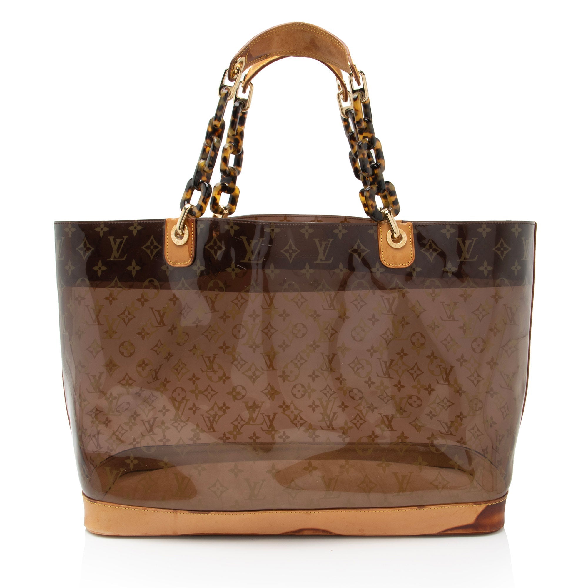 Louis Vuitton Vintage Limited Edition Monogram Vinyl Ambre Cruise Tote