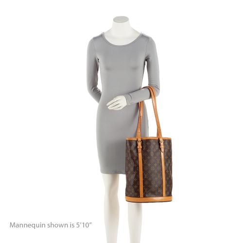 Louis Vuitton Vintage Monogram Canvas Bucket GM Tote (SHF-21446)