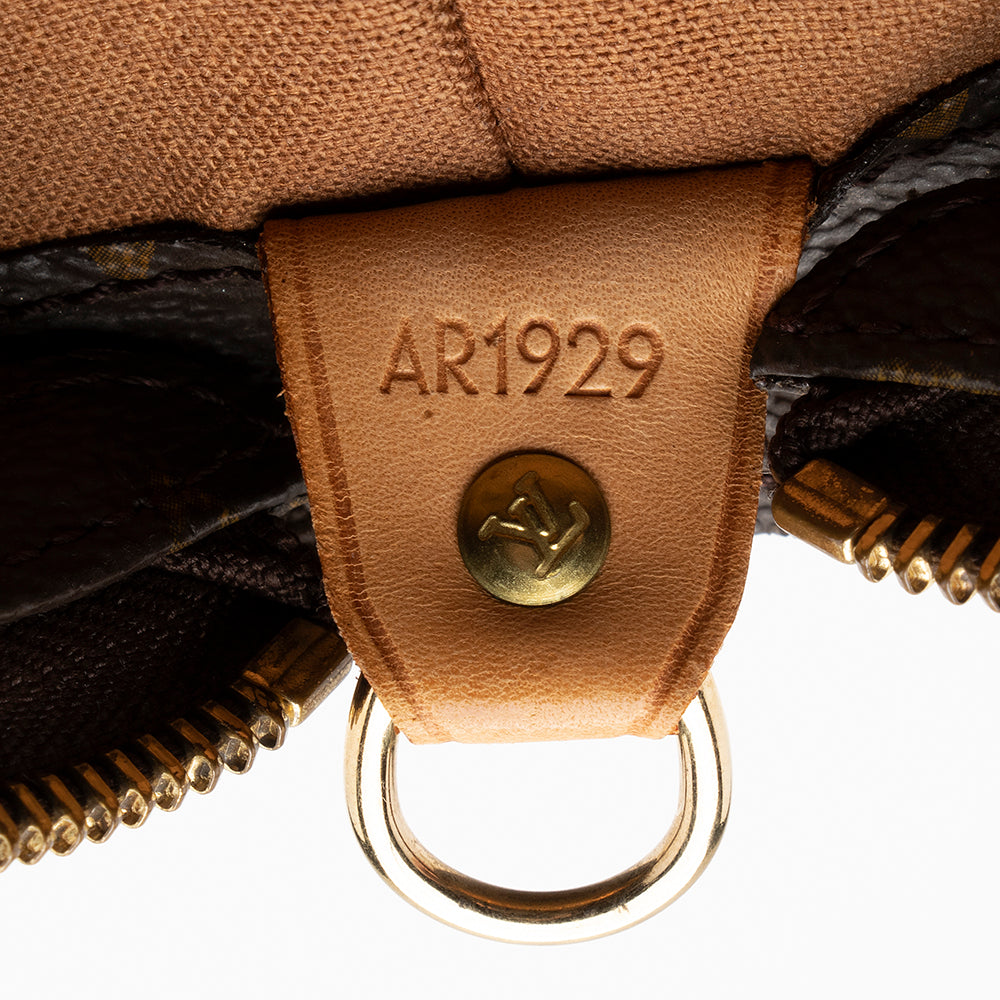 Louis Vuitton Vintage Monogram Canvas Cabas Mezzo Tote (SHF-15952)