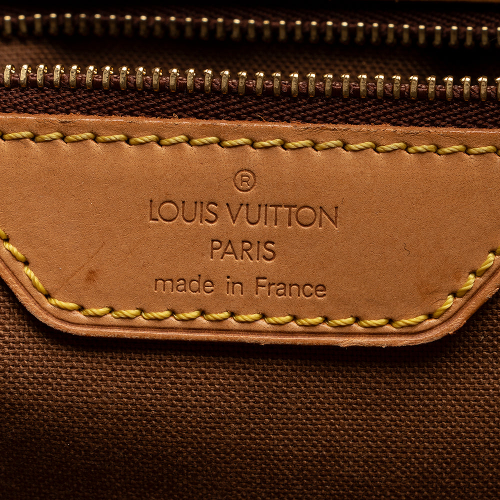 Louis Vuitton Vintage Monogram Canvas Cabas Mezzo Tote (SHF-15952)