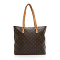 Louis Vuitton Vintage Monogram Canvas Cabas Mezzo Tote (SHF-DSh8in)
