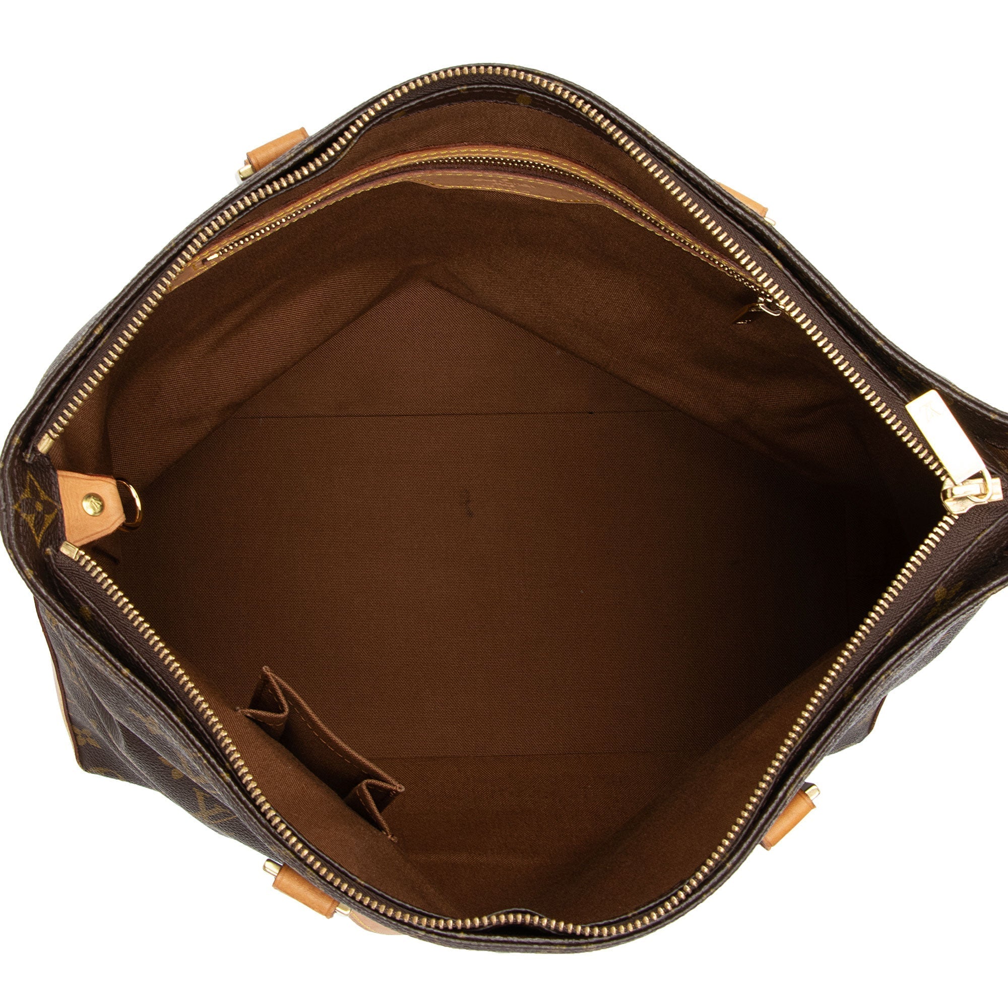 Louis Vuitton Vintage Monogram Canvas Cabas Mezzo Tote (SHF-DSh8in)