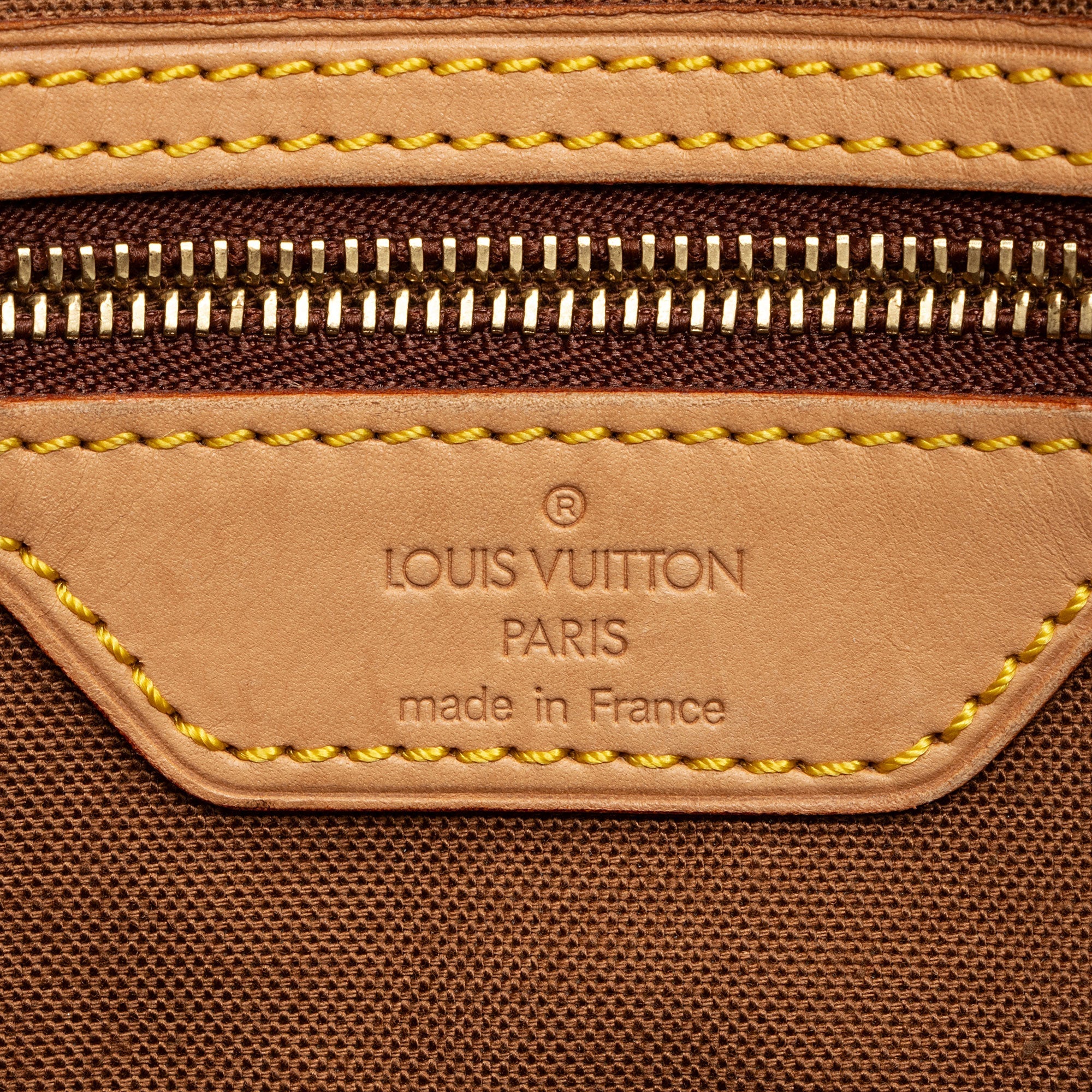 Louis Vuitton Vintage Monogram Canvas Cabas Mezzo Tote (SHF-DSh8in)