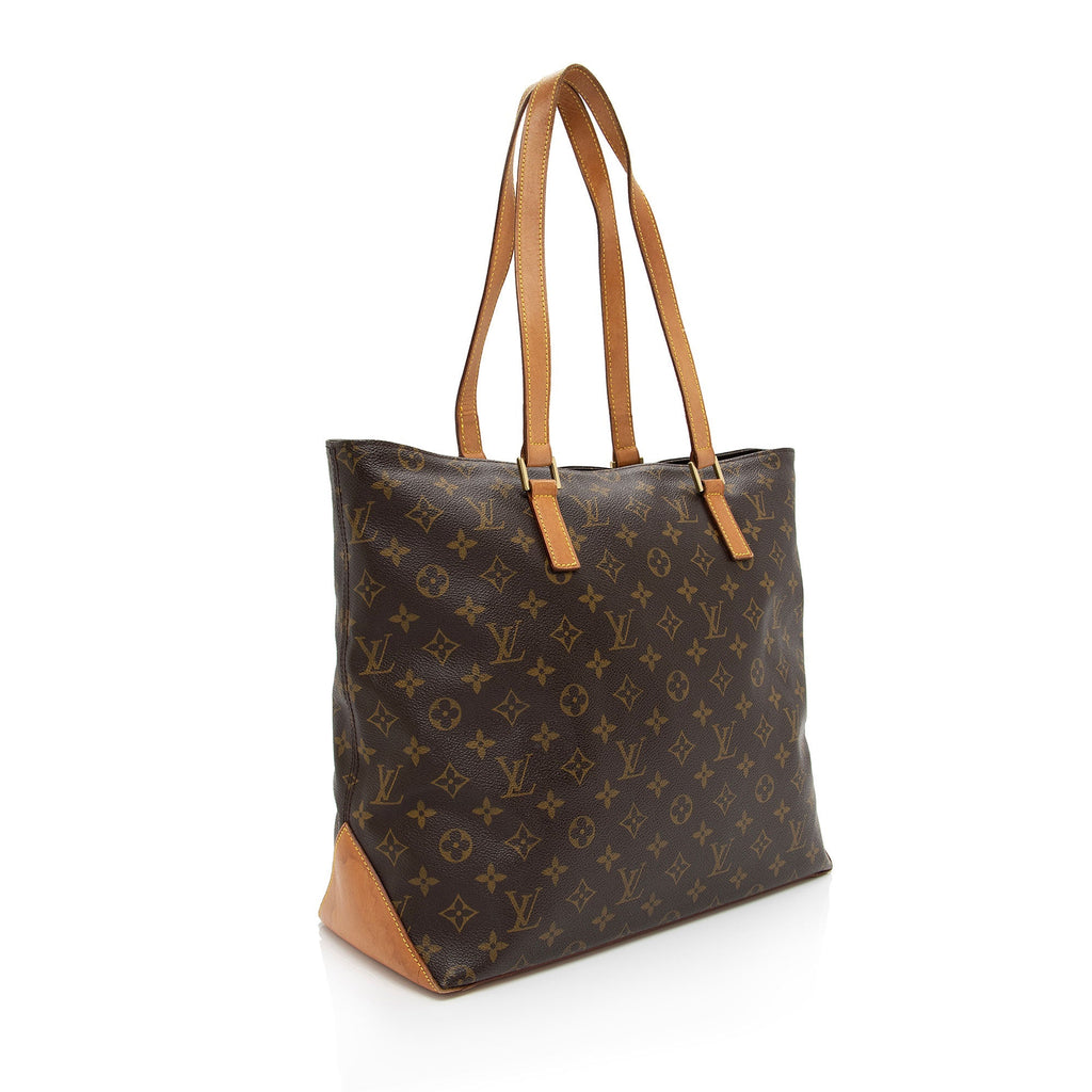 Louis Vuitton Vintage Monogram Canvas Cabas Mezzo Tote (SHF-DSh8in)
