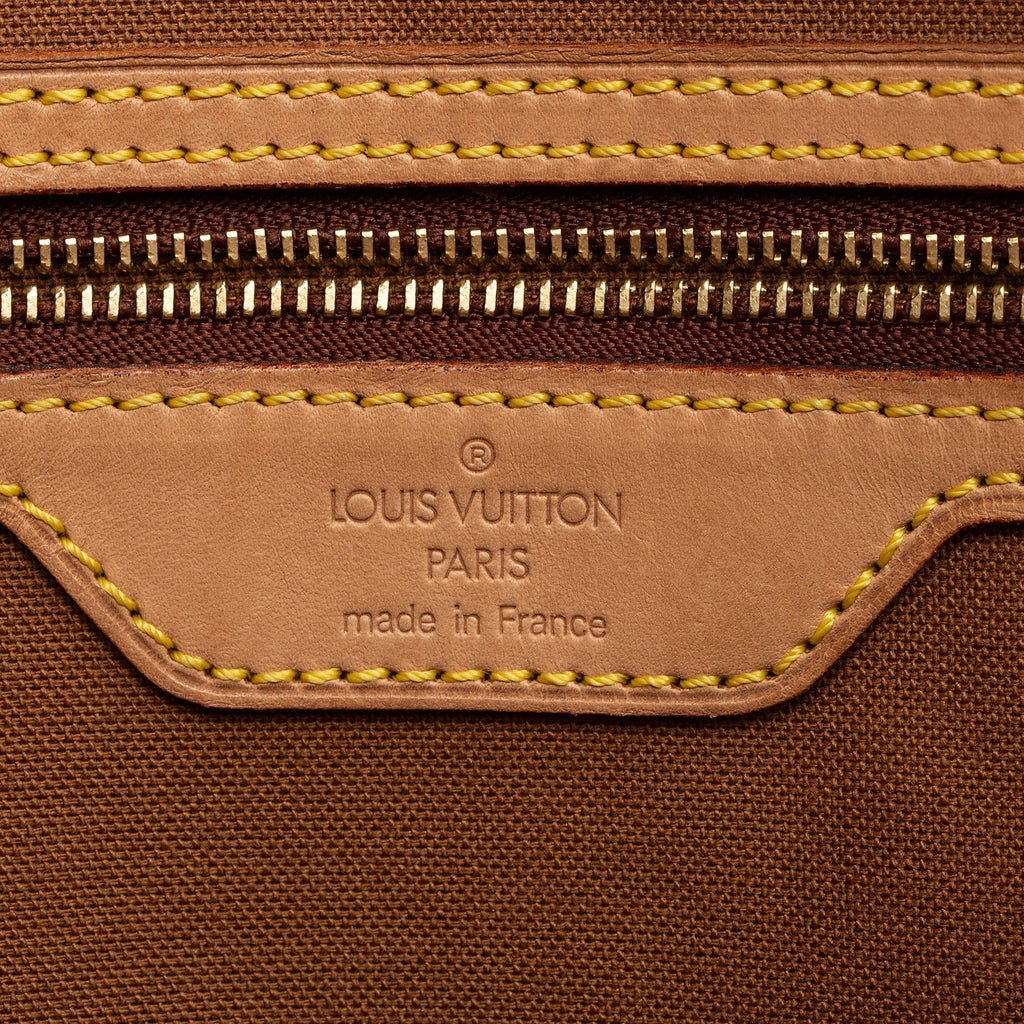 Louis Vuitton Vintage Monogram Canvas Cabas Mezzo Tote (SHF-wC2TEX)
