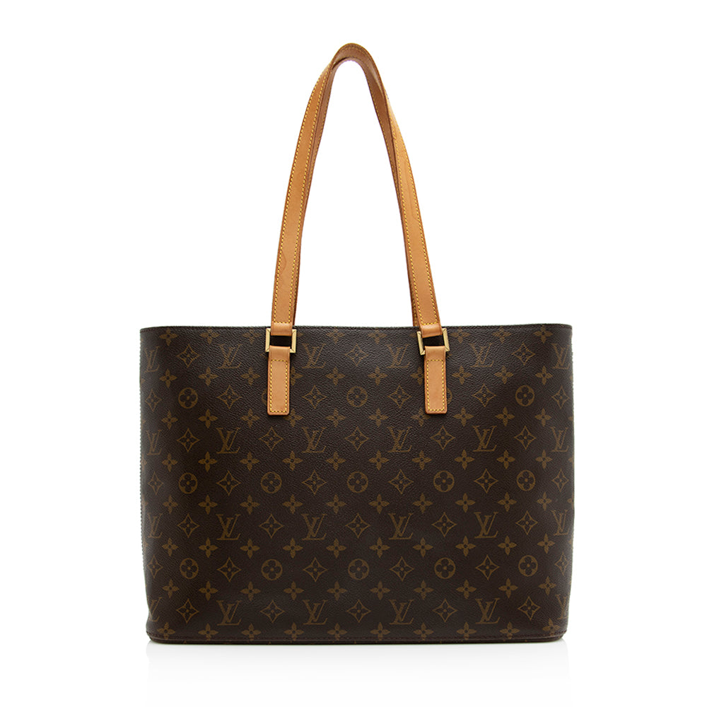 Louis Vuitton Vintage Monogram Canvas Luco Tote (SHF-20927)