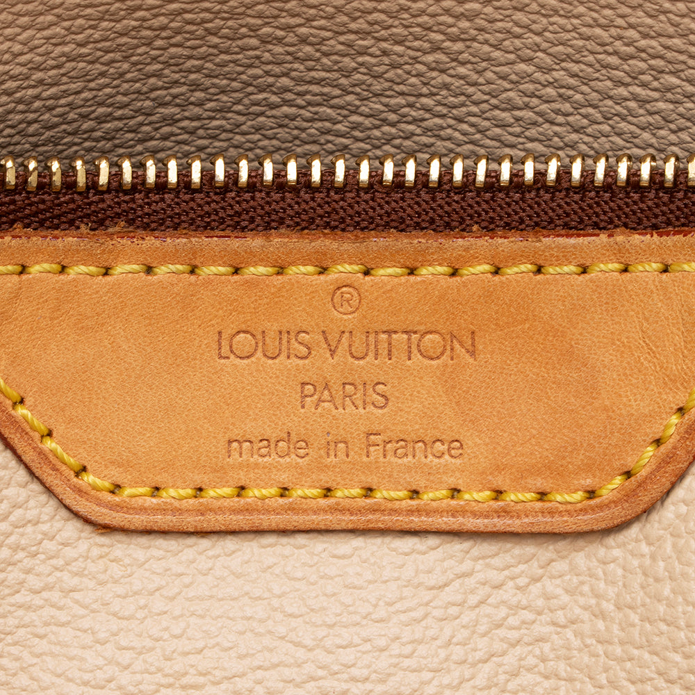 Louis Vuitton Vintage Monogram Canvas Petit Bucket Tote (SHF-16436)