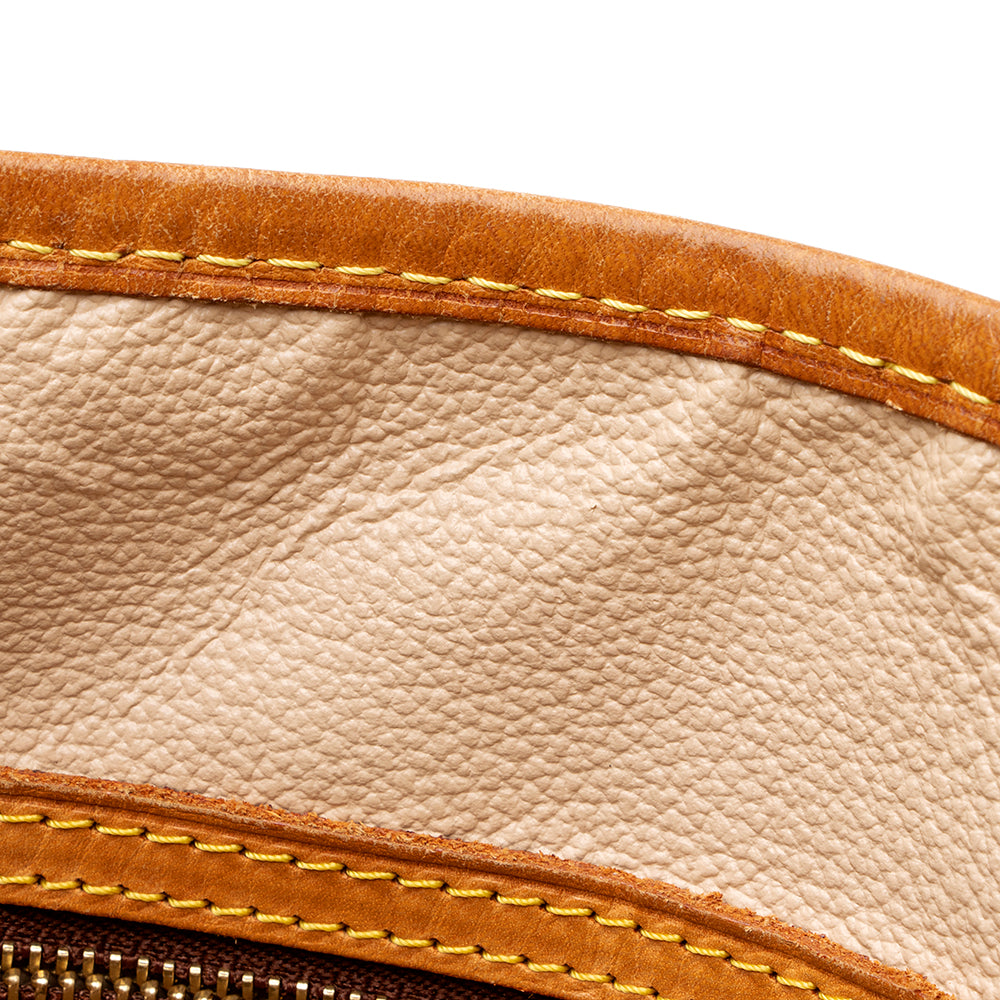 Louis Vuitton Vintage Monogram Canvas Petit Bucket Tote (SHF-18926)