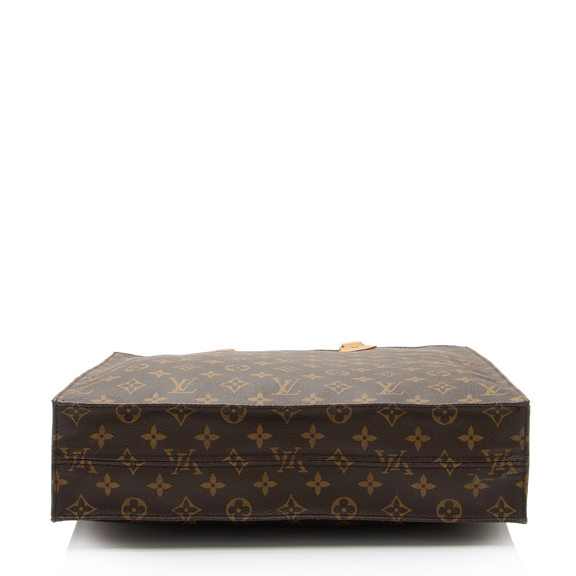Louis Vuitton Vintage Monogram Canvas Sac Plat Tote (SHF-J82trl)