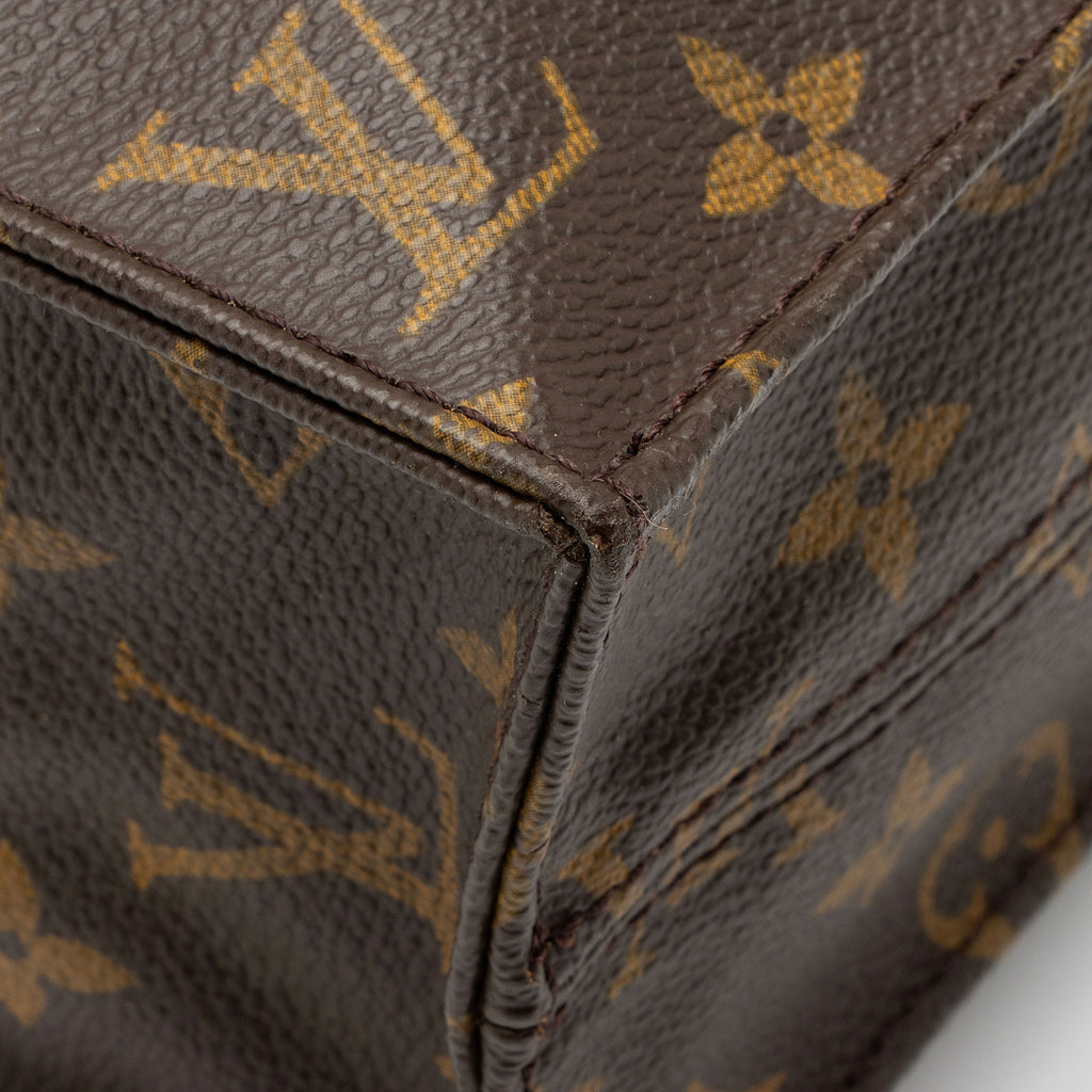 Louis Vuitton Vintage Monogram Canvas Sac Plat Tote (SHF-J82trl)