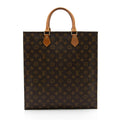 Louis Vuitton Vintage Monogram Canvas Sac Plat Tote (SHF-J82trl)