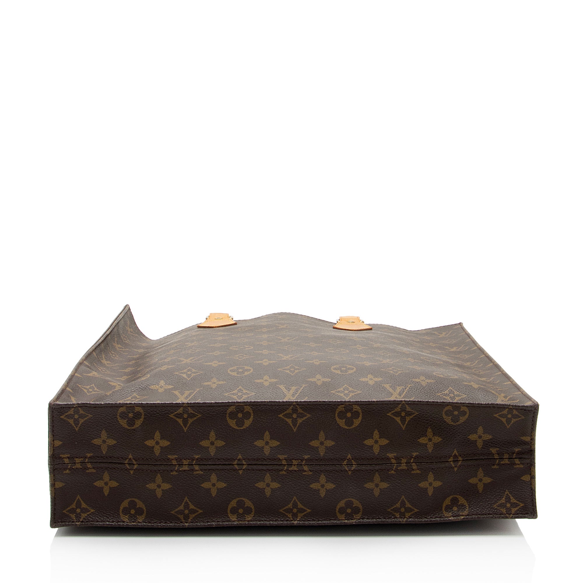 Louis Vuitton Vintage Monogram Canvas Sac Plat Tote (SHF-wc7X4x)