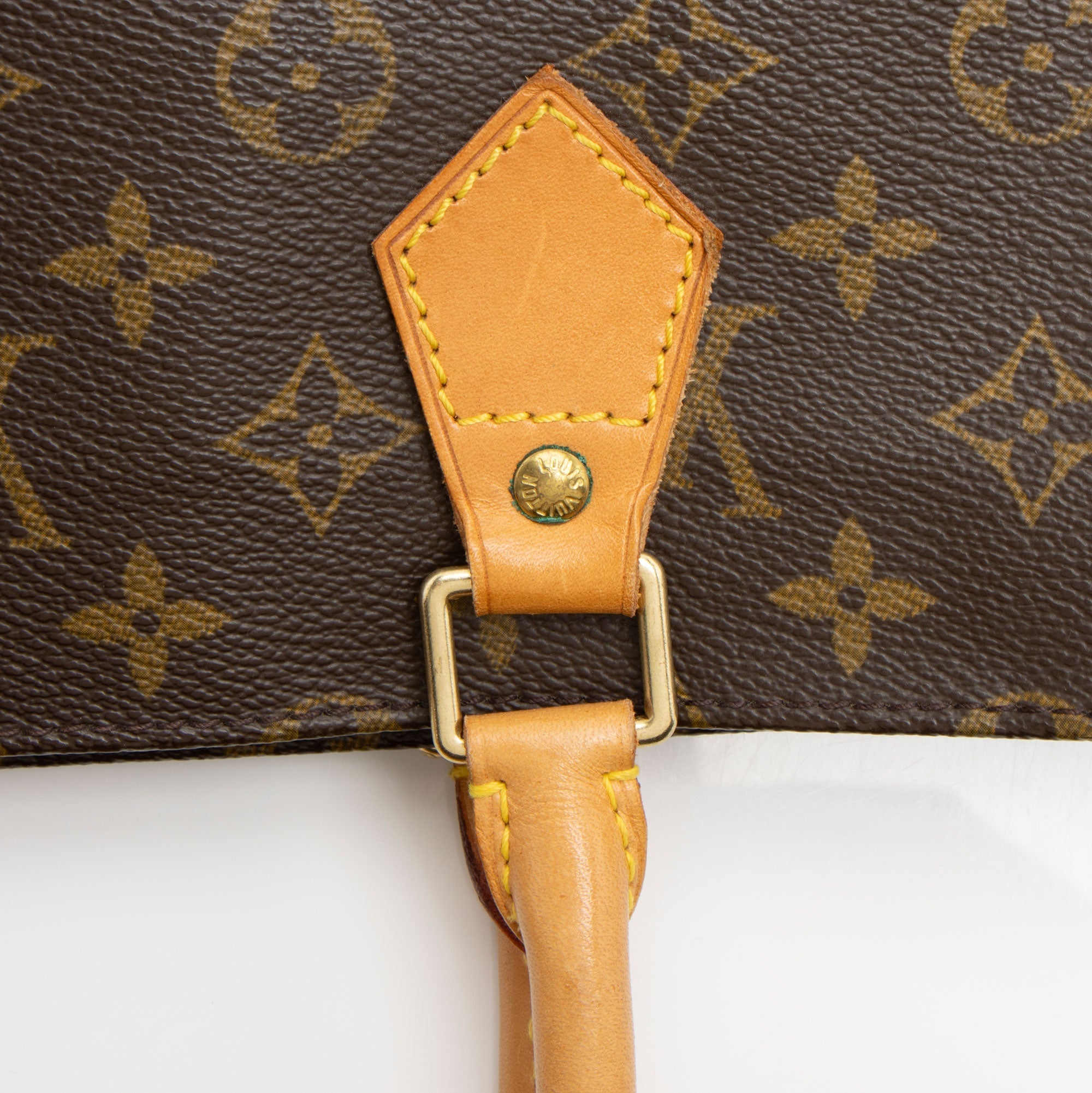 Louis Vuitton Vintage Monogram Canvas Sac Plat Tote (SHF-mbbbzu)