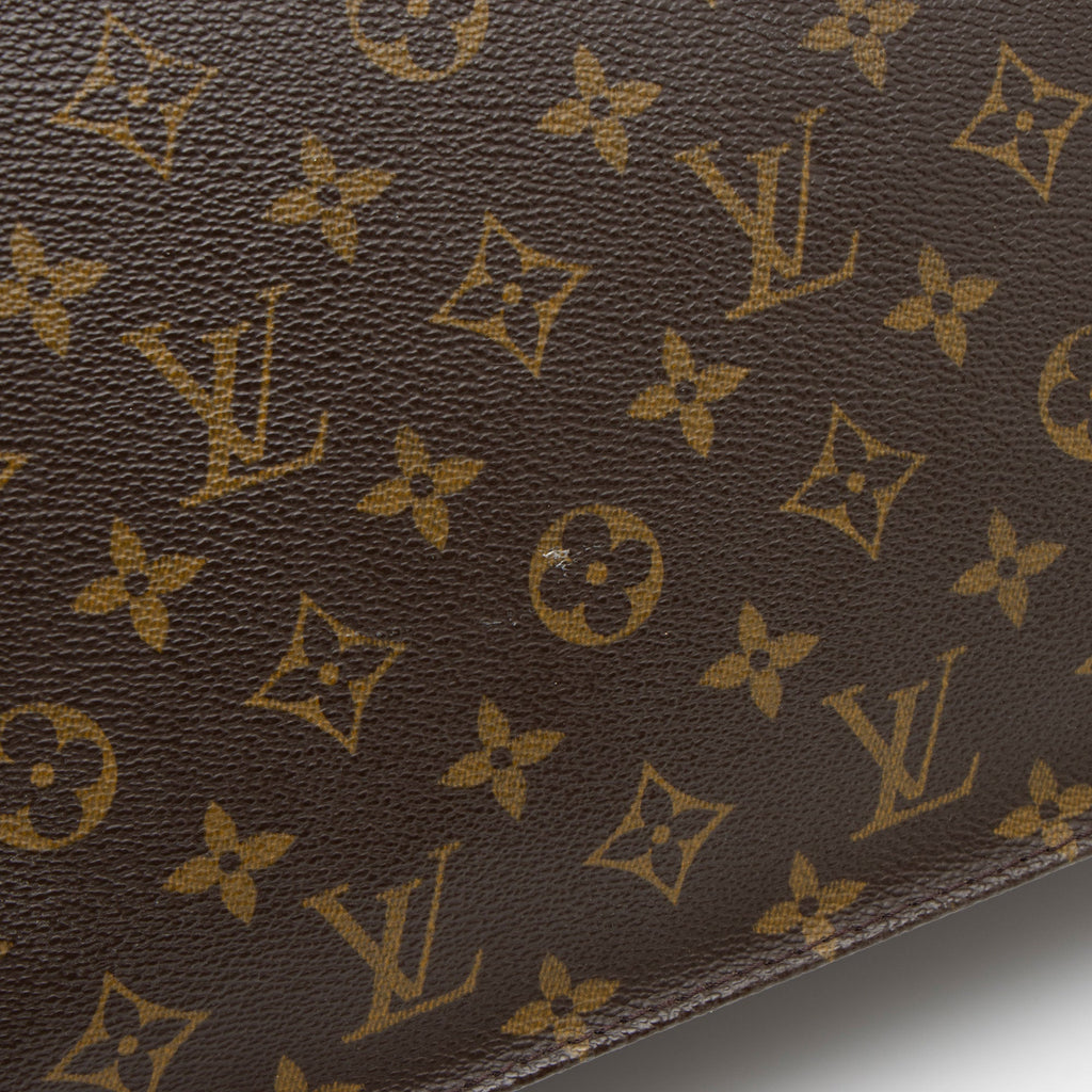 Louis Vuitton Vintage Monogram Canvas Sac Plat Tote (SHF-mbbbzu)