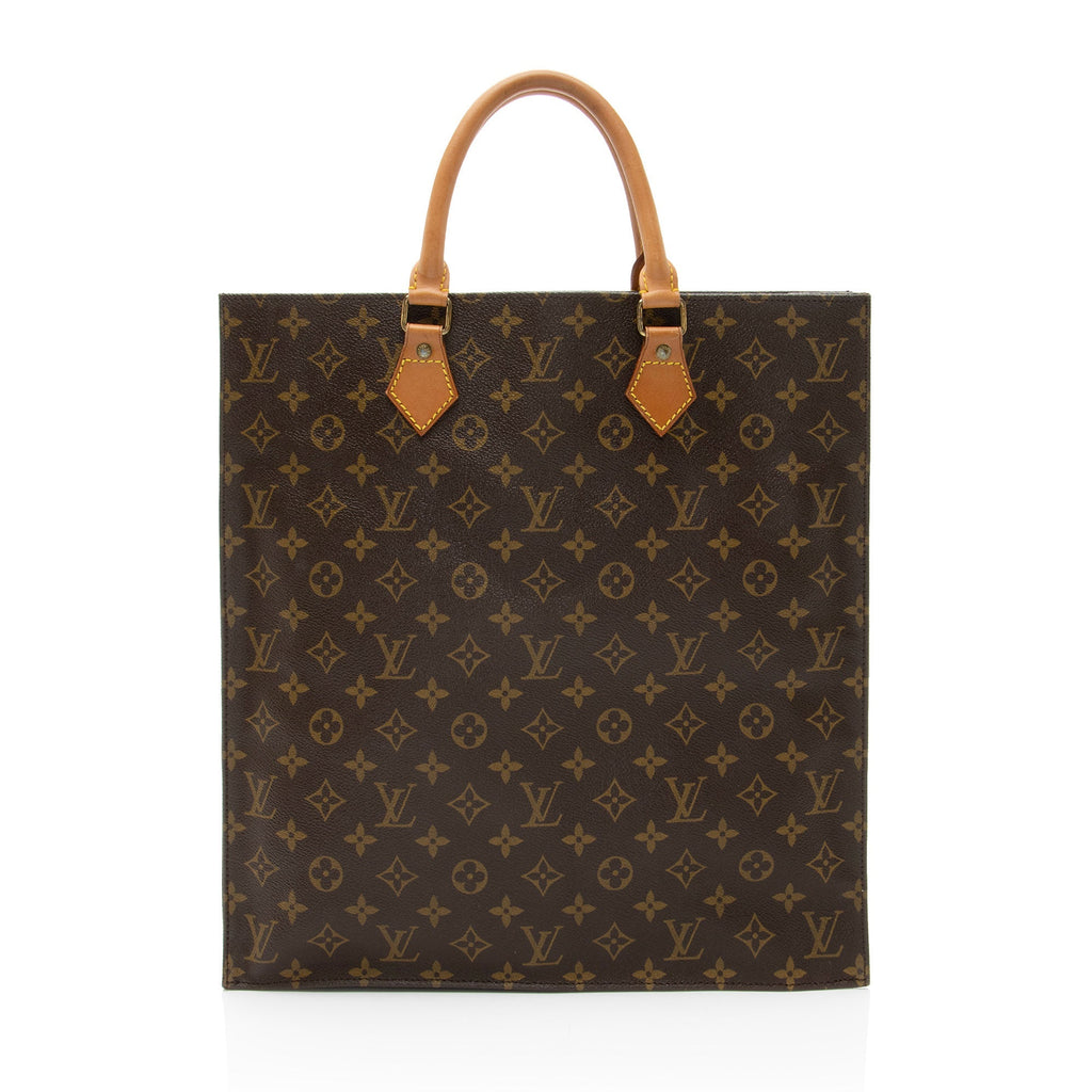 Louis Vuitton Vintage Monogram Canvas Sac Plat Tote