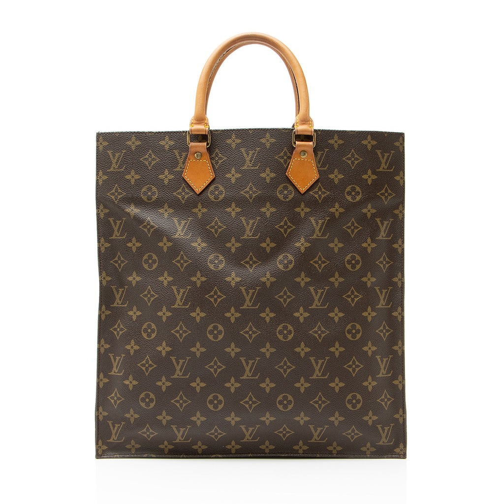 Louis Vuitton Vintage Monogram Canvas Sac Plat Tote
