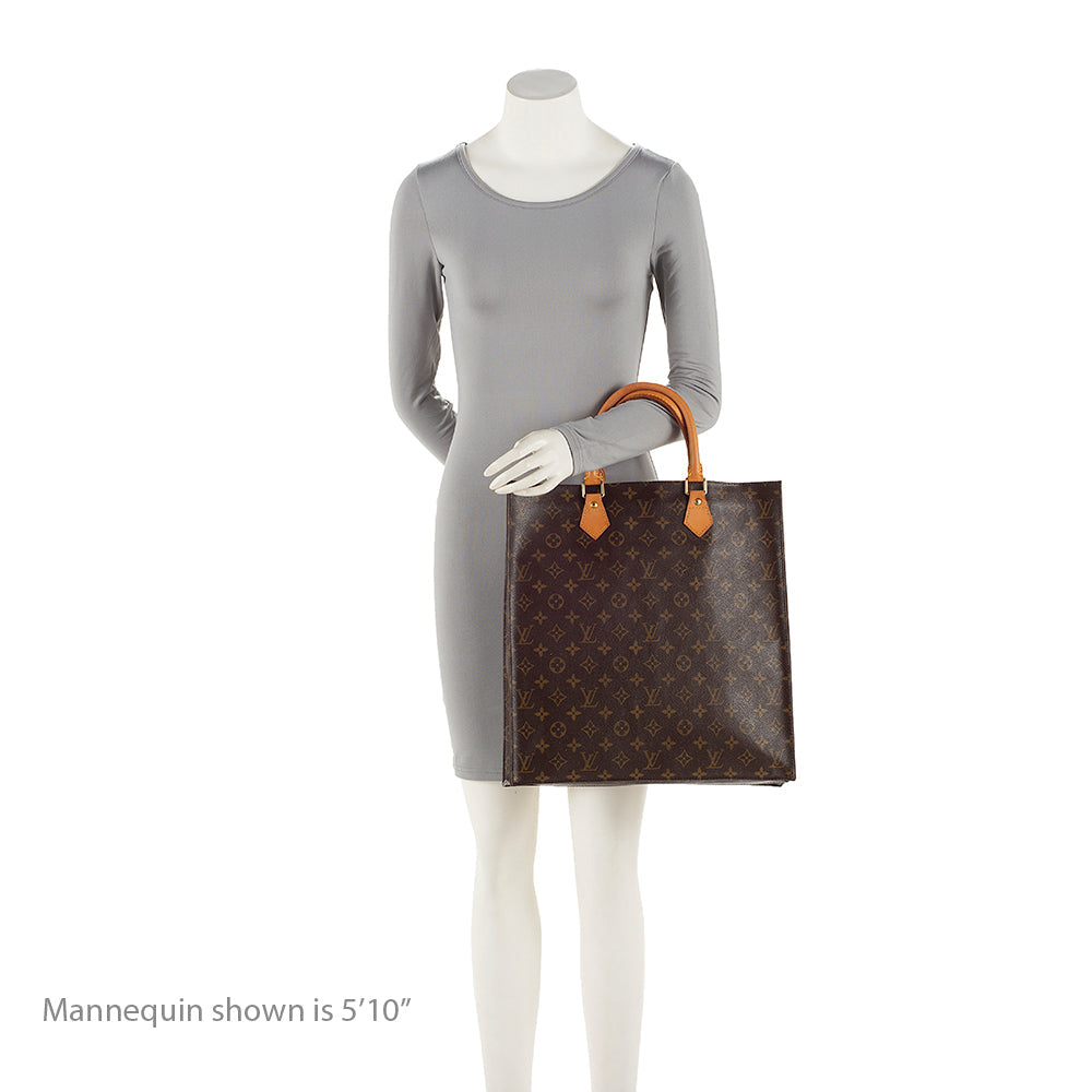 Louis Vuitton Vintage Monogram Canvas Sac Plat Tote