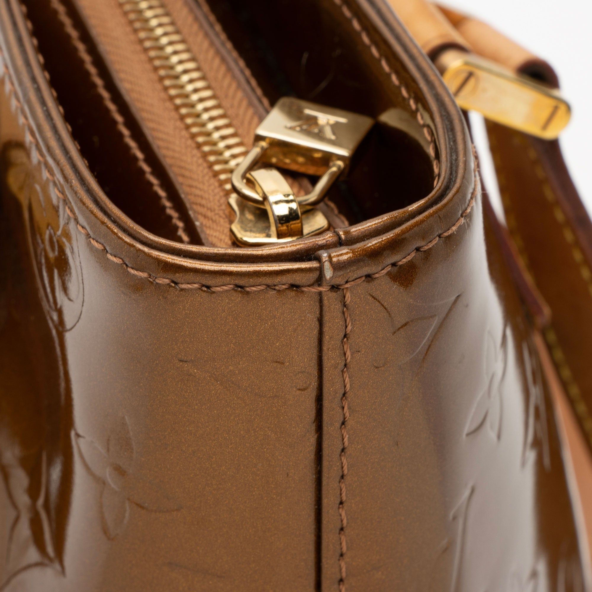 Louis Vuitton Vintage Monogram Vernis Houston Tote (SHF-ORa9Hj)