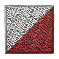 Louis Vuitton x Urs Fischer Silk Multicolor Monogram 90cm Scarf