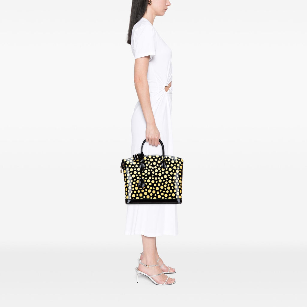 Louis Vuitton Yayoi Kusama Monogram Infinity Dots Lockit MM
