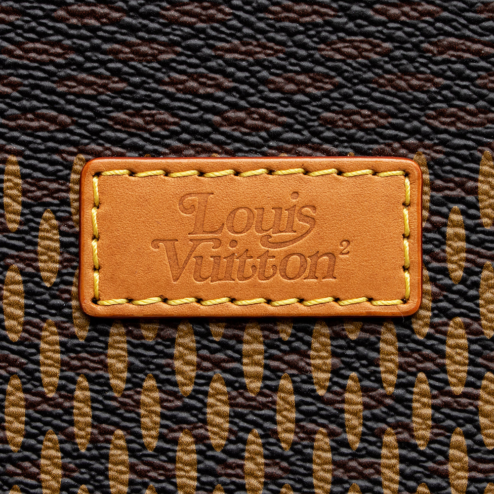 Louis Vuitton x NIGO Giant Damier Ebene Monogram Canvas Mini Tote (SHF-21070)