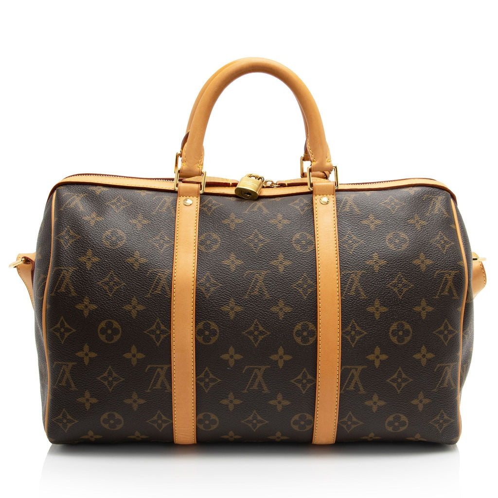 Louis Vuitton x Sofia Coppola Monogram Canvas Speedy Satchel (SHF-xJseoB)