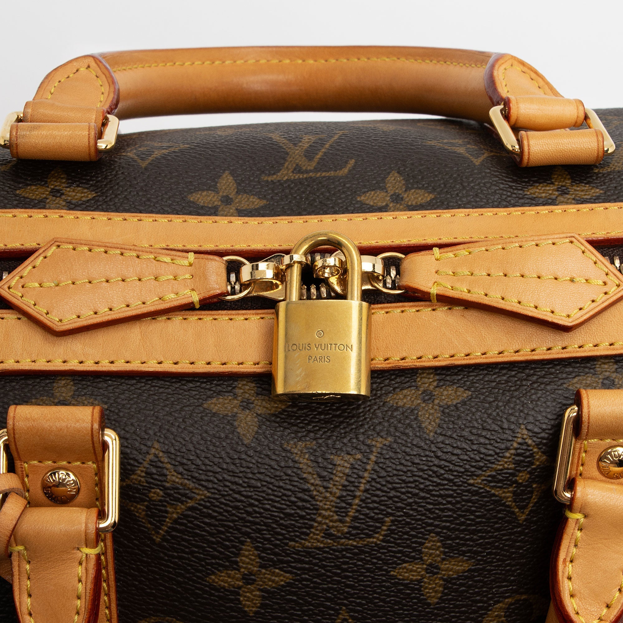 Louis Vuitton x Sofia Coppola Monogram Canvas Speedy Satchel (SHF-xJseoB)