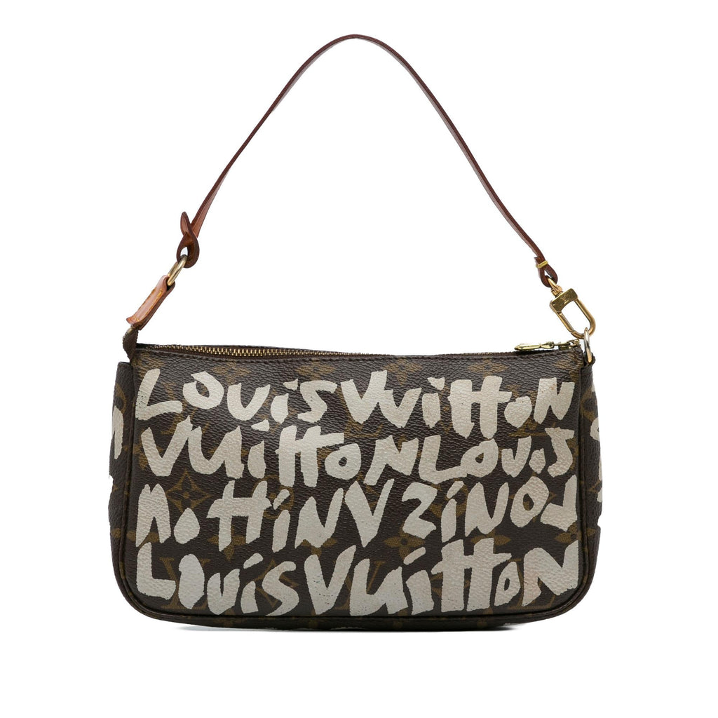 Louis Vuitton x Stephen Sprouse Monogram Graffiti Pochette Accessoires (SHG-pKgvIS)