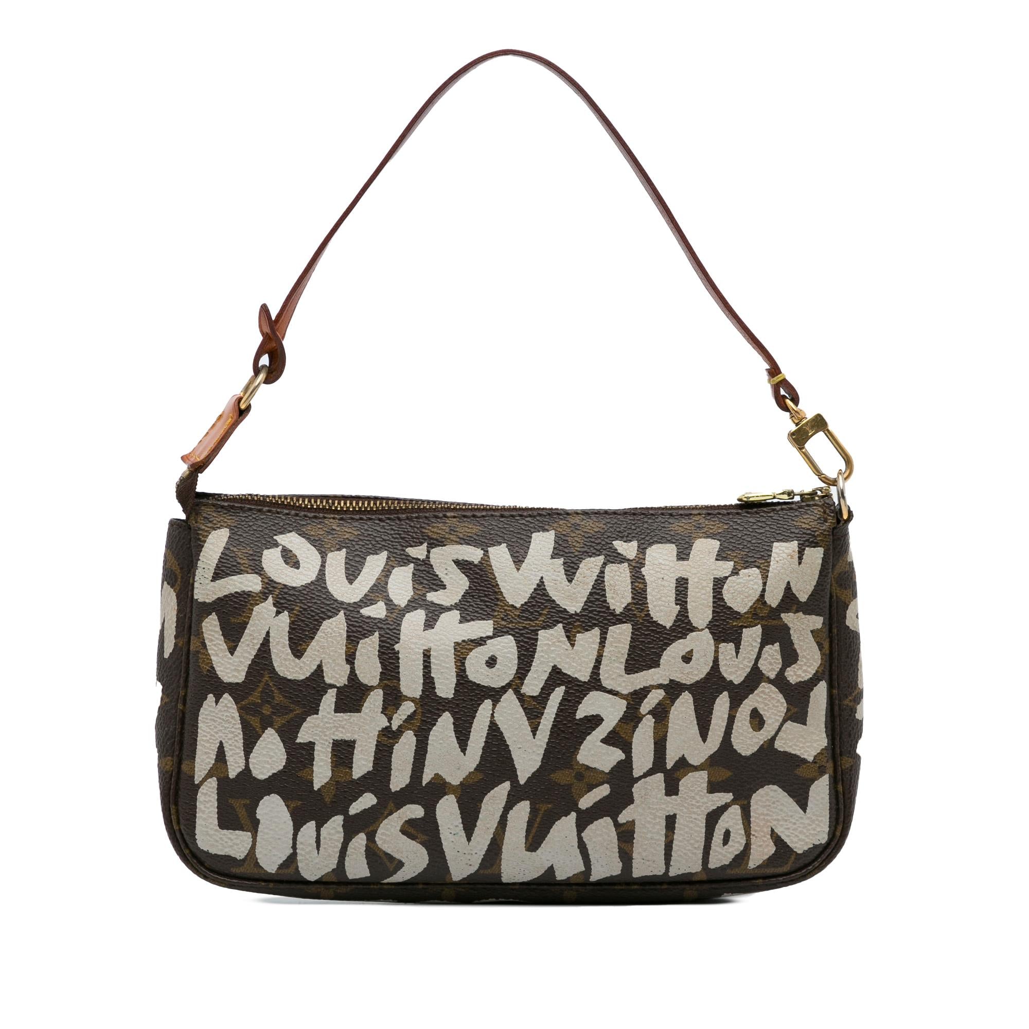 Louis Vuitton x Stephen Sprouse Monogram Graffiti Pochette Accessoires (SHG-pKgvIS)