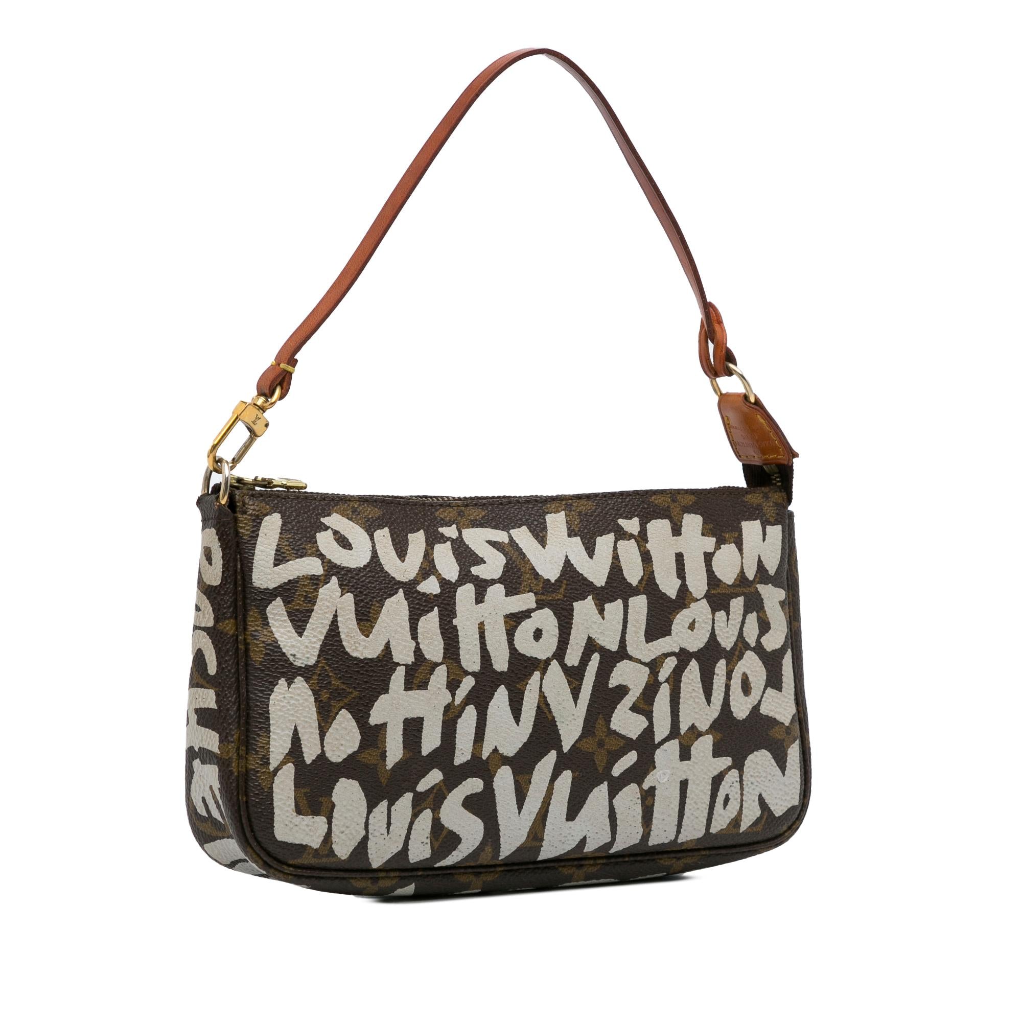 Louis Vuitton x Stephen Sprouse Monogram Graffiti Pochette Accessoires (SHG-pKgvIS)