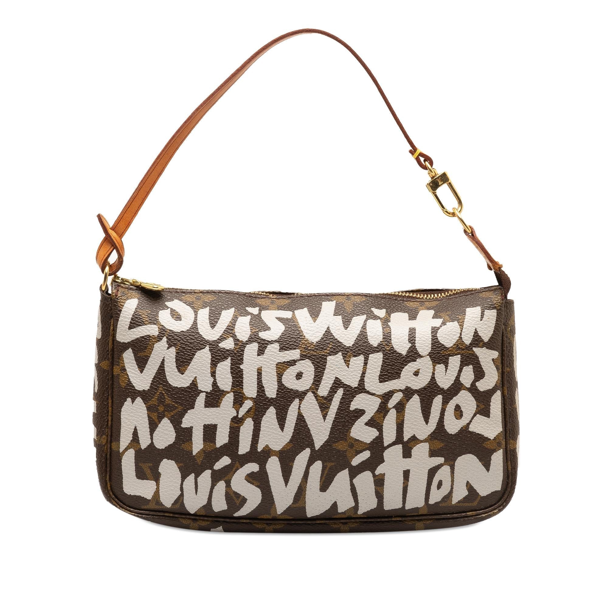 Louis Vuitton x Stephen Sprouse Monogram Graffiti Pochette Accessoires (SHG-0eY3am)
