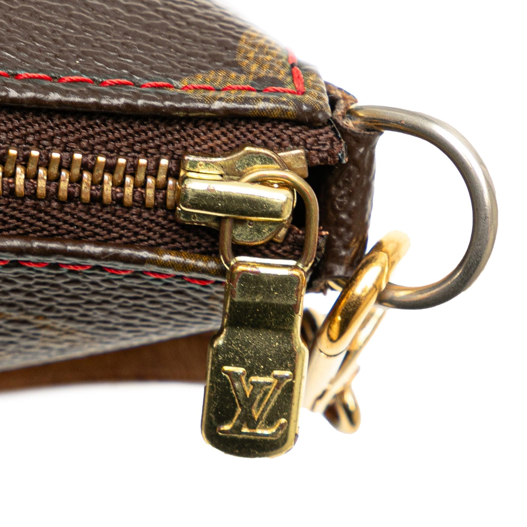 Louis Vuitton x Takashi Murakami  Monogram Cherry Pochette Accessoires (SHG-h0NoXg)