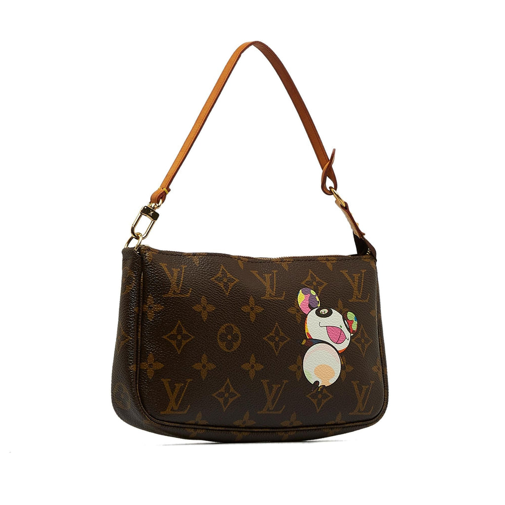 Louis Vuitton x Takashi Murakami Monogram Panda Pochette Accessoires (SHG-4a5zzC)