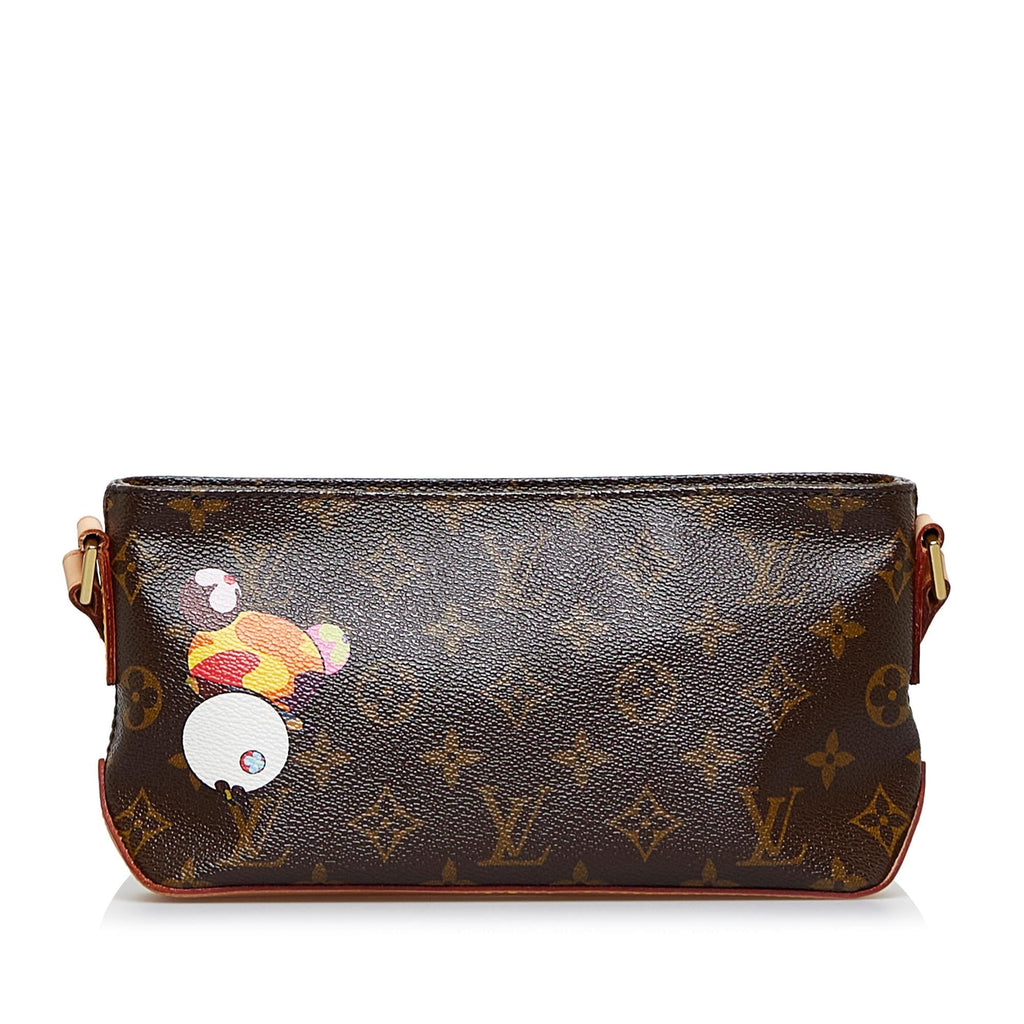 Louis Vuitton x Takashi Murakami Monogram Panda Trotteur (SHG-3XlZUN)