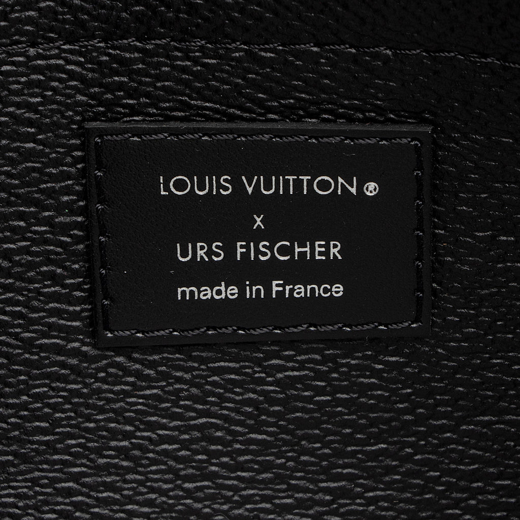 Louis Vuitton x Urs Fischer Monogram Leather Neverfull MM Pochette