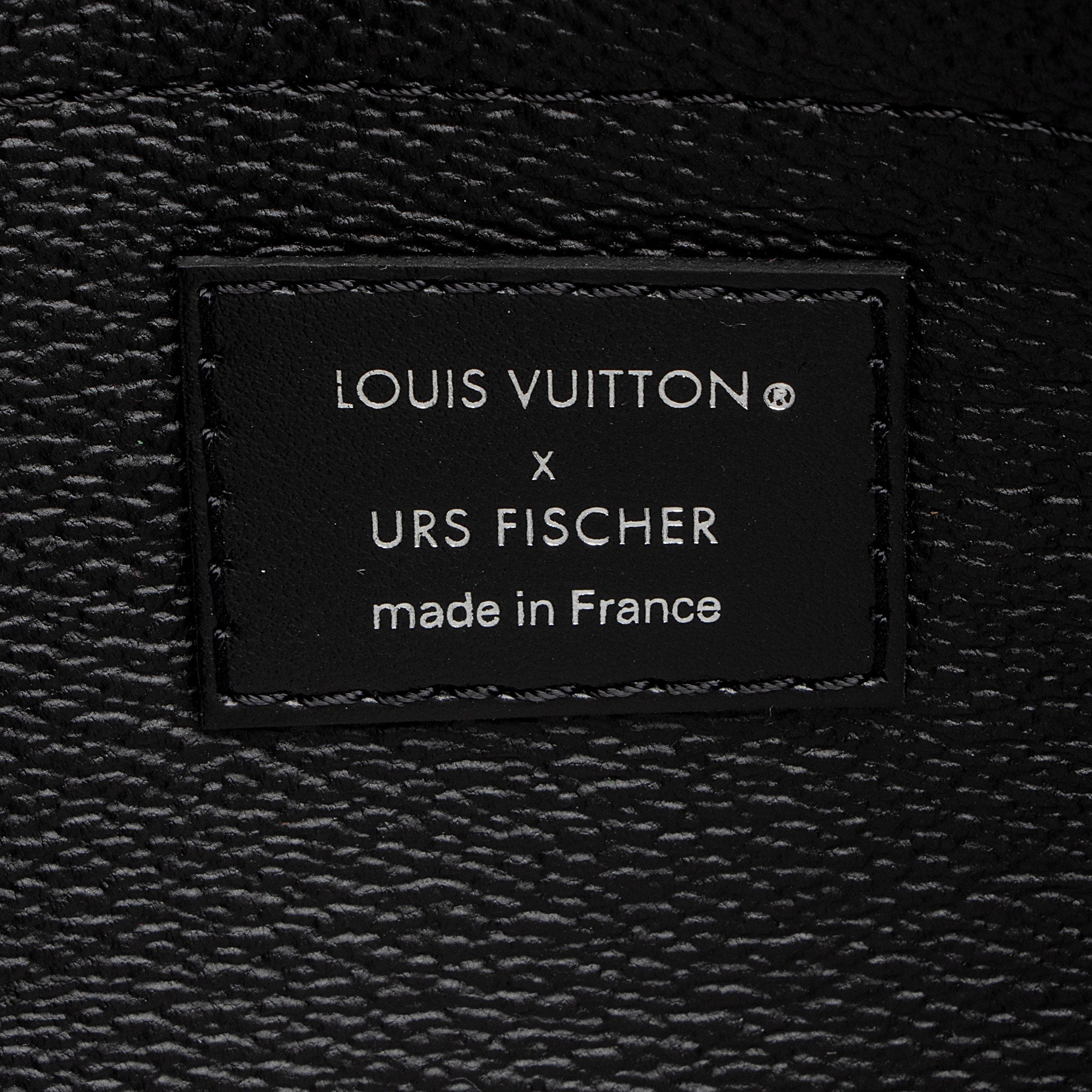 Louis Vuitton x Urs Fischer Monogram Leather Neverfull MM Pochette
