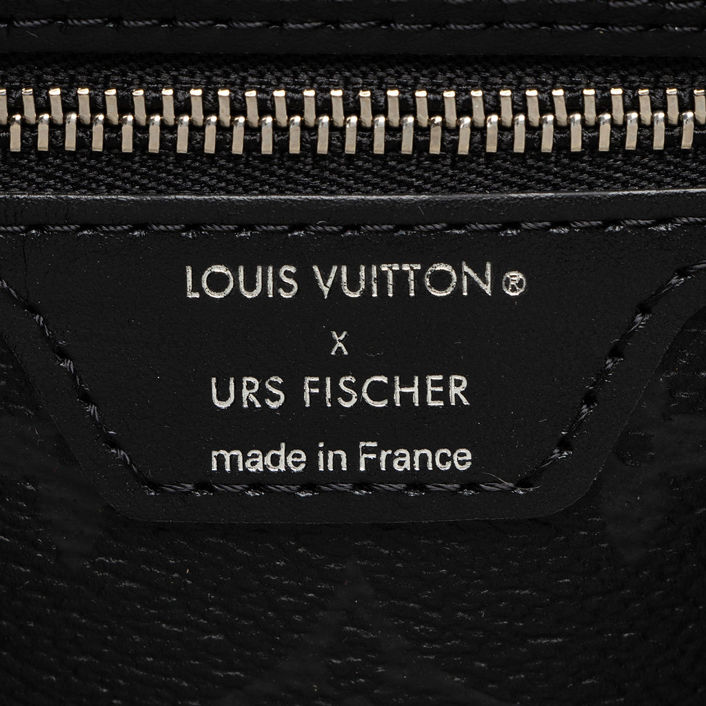 Louis Vuitton x Urs Fischer Tufted Monogram Canvas Neverfull MM Tote